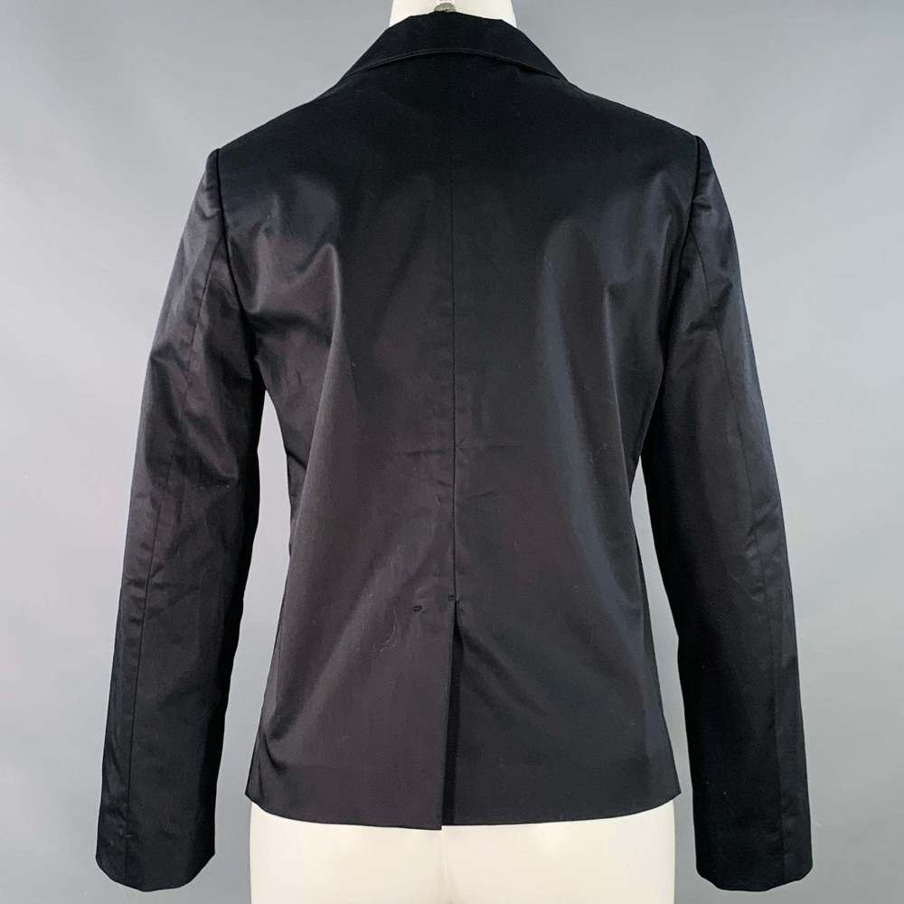 JIL SANDER Black Cotton Blend Button Up Jacket Blazer - Picture 3 of 6